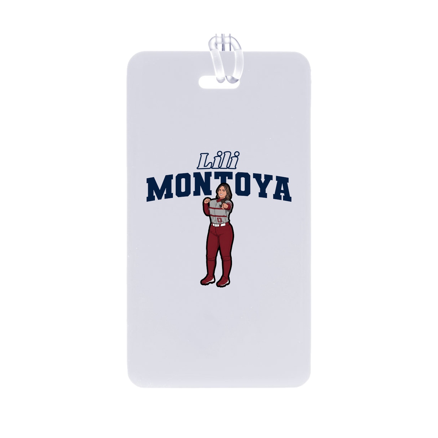 Bag Tag — Name Arch in Classic