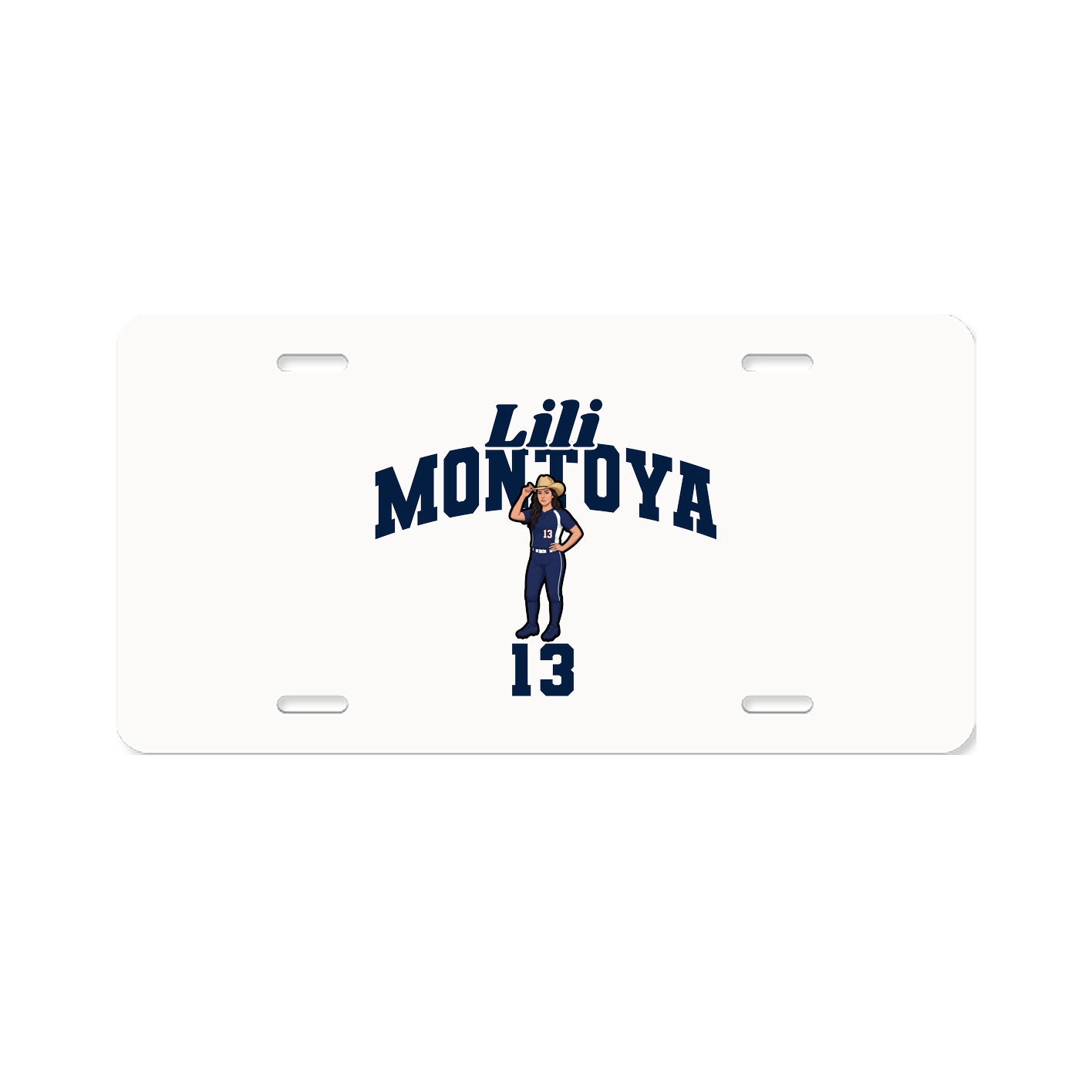 License Plate — Signature Arch in Classic