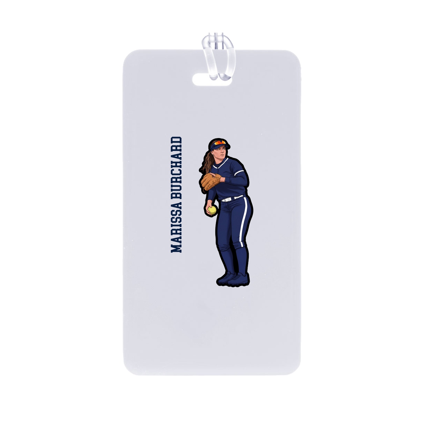 Bag Tag — Name Vertical in Classic