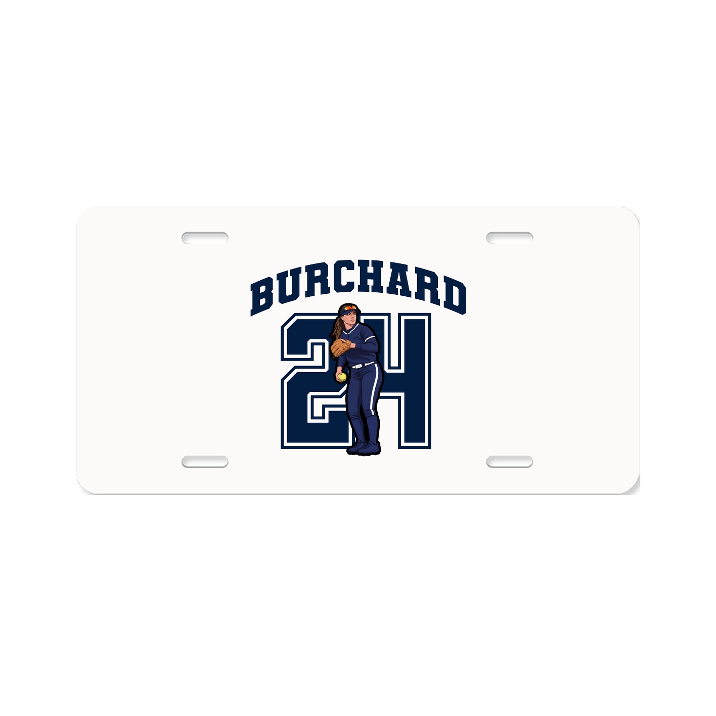 License Plate — Number in Classic