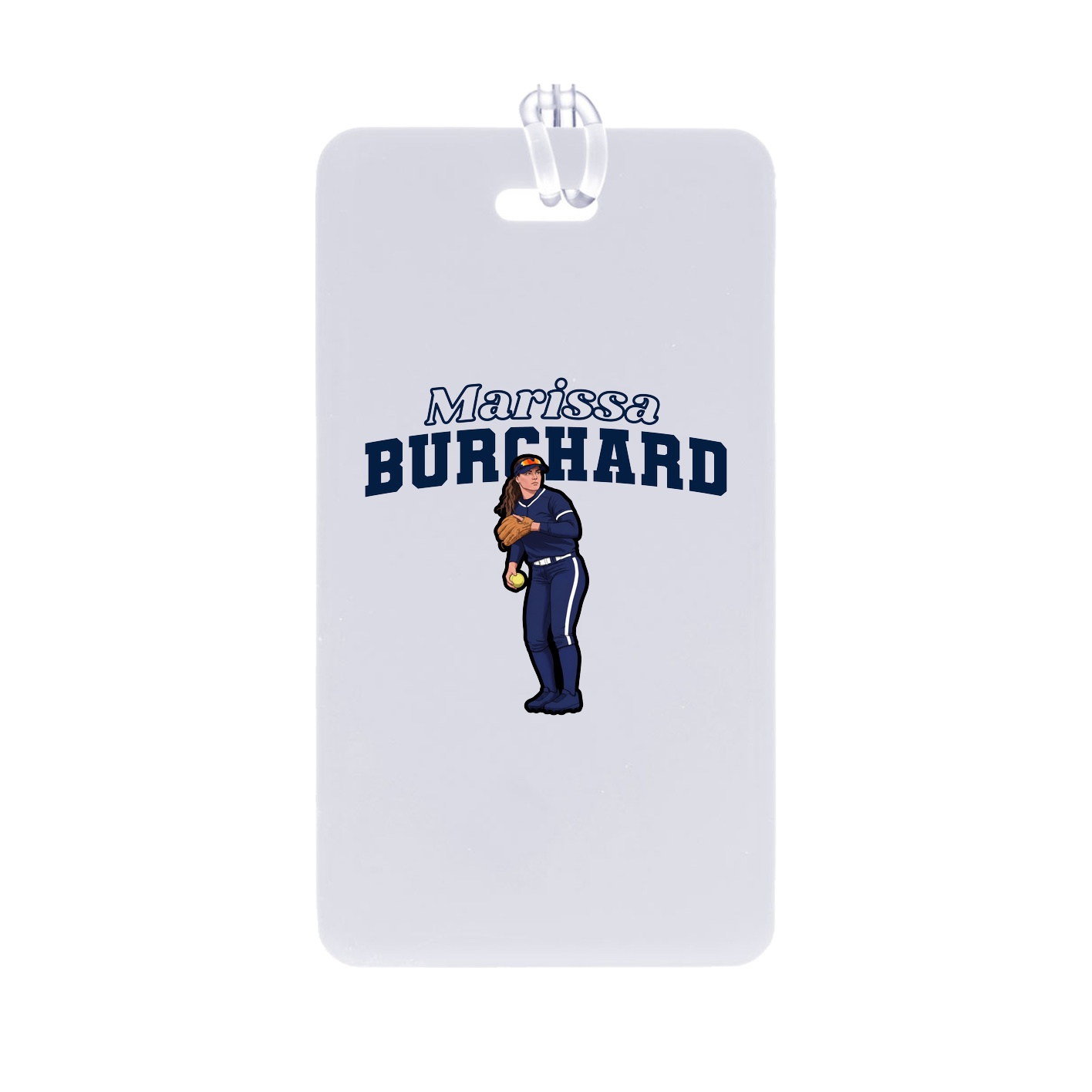 Bag Tag — Name Arch in Classic