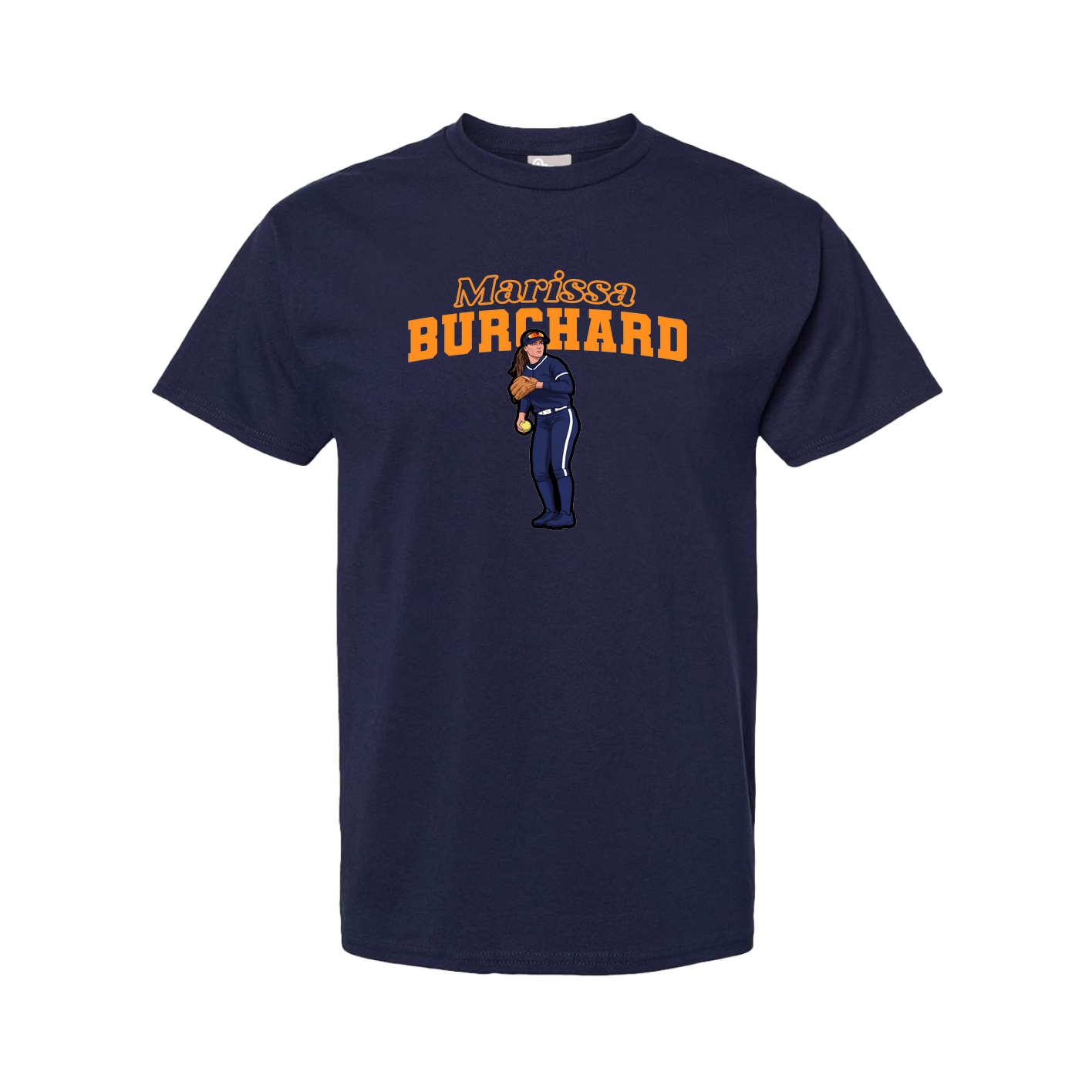 Tee — Name Arch in Navy