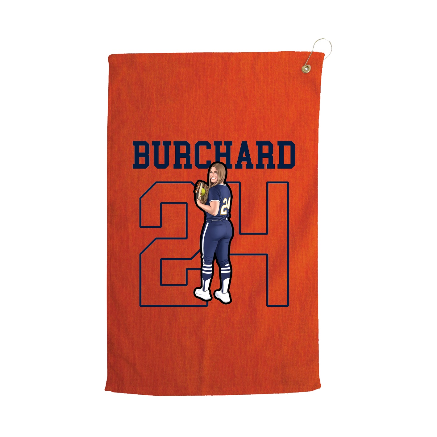 Golf Towel — Shirsey in Orange