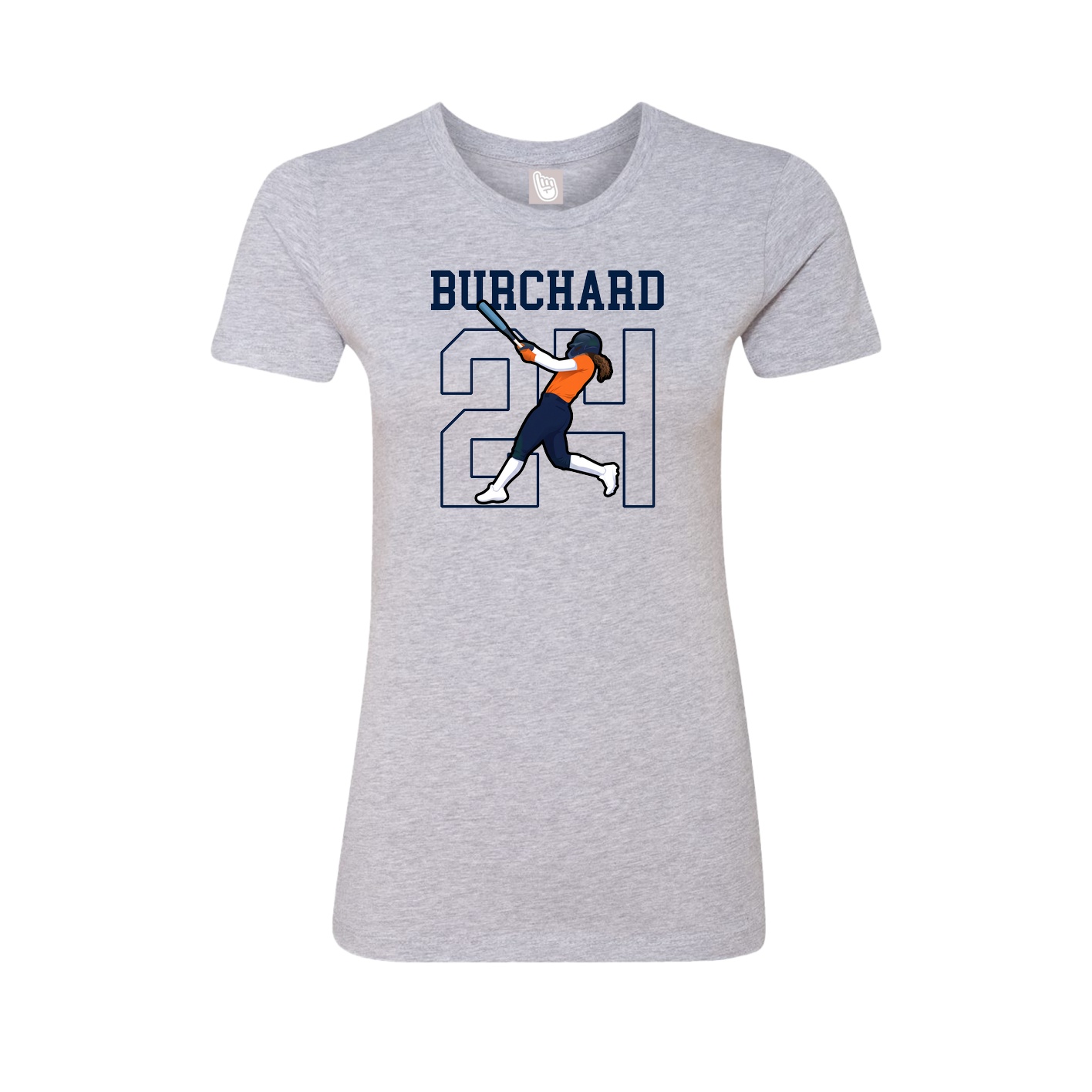 Fitted Women's Tee — Shirsey in Grey