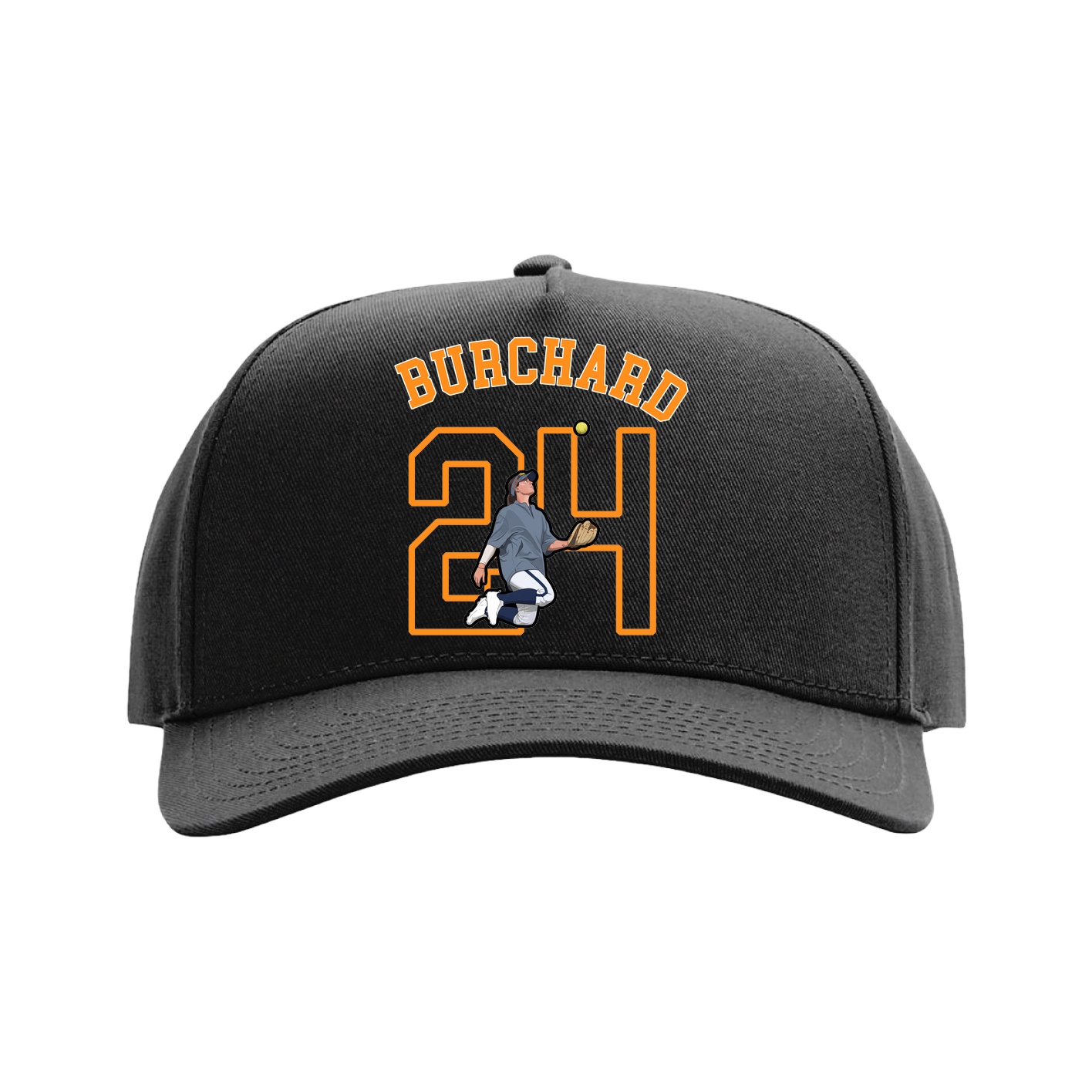 Full Fabric Five-Panel Champ Cap