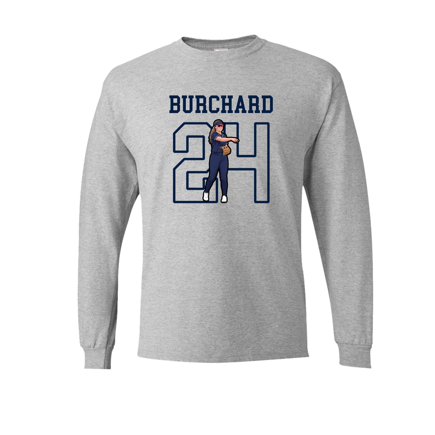 Long Sleeve Tee — Shirsey in Grey
