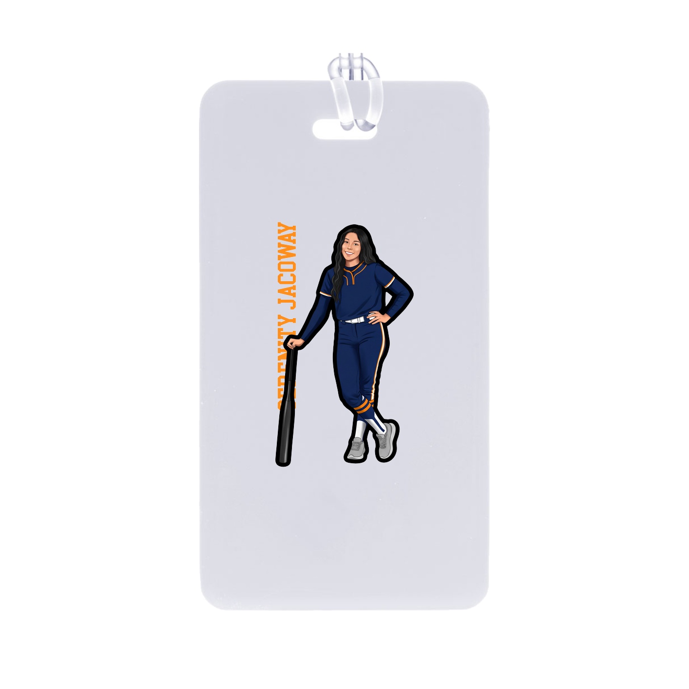 Bag Tag — Name Vertical in Classic