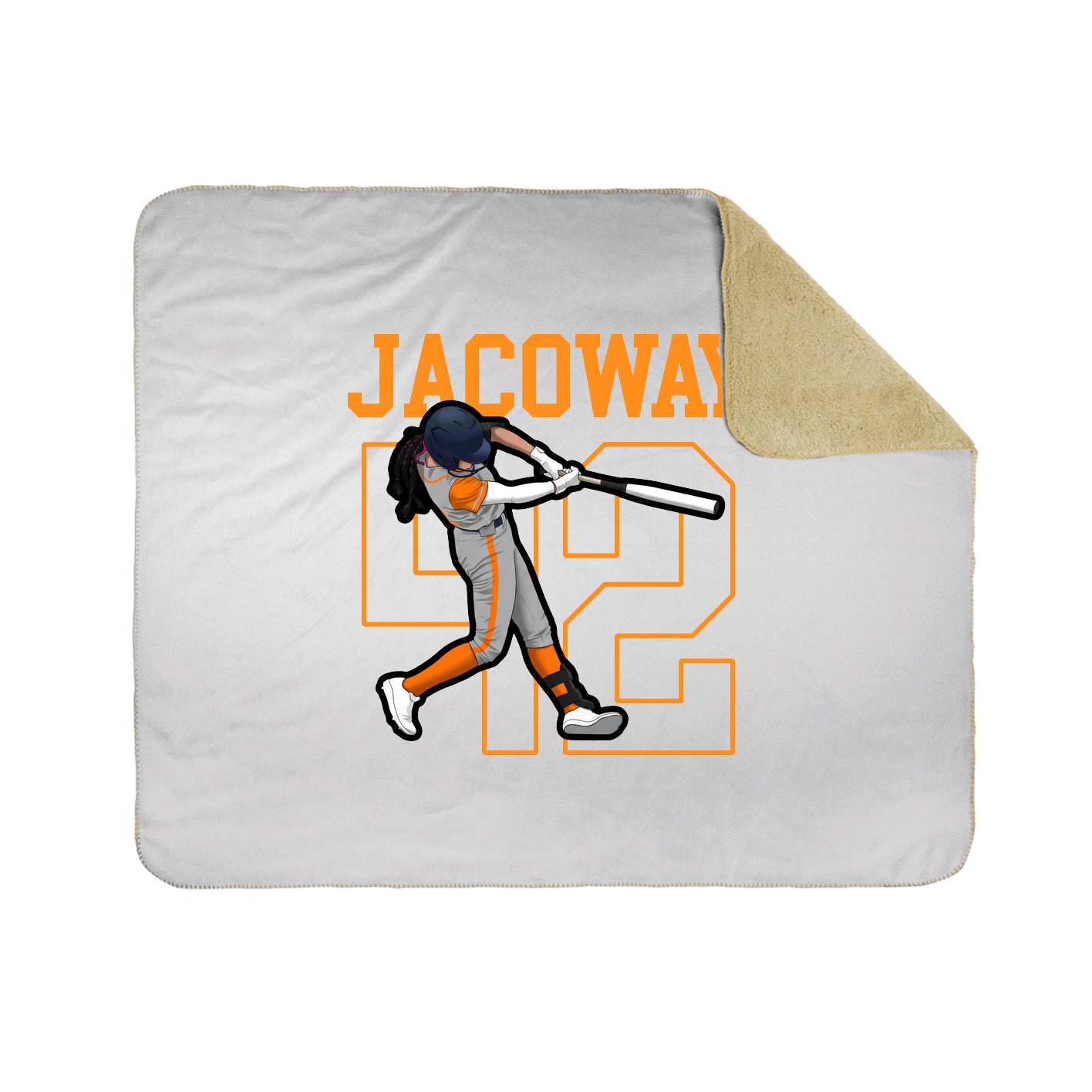 Throw Blanket — Shirsey in White