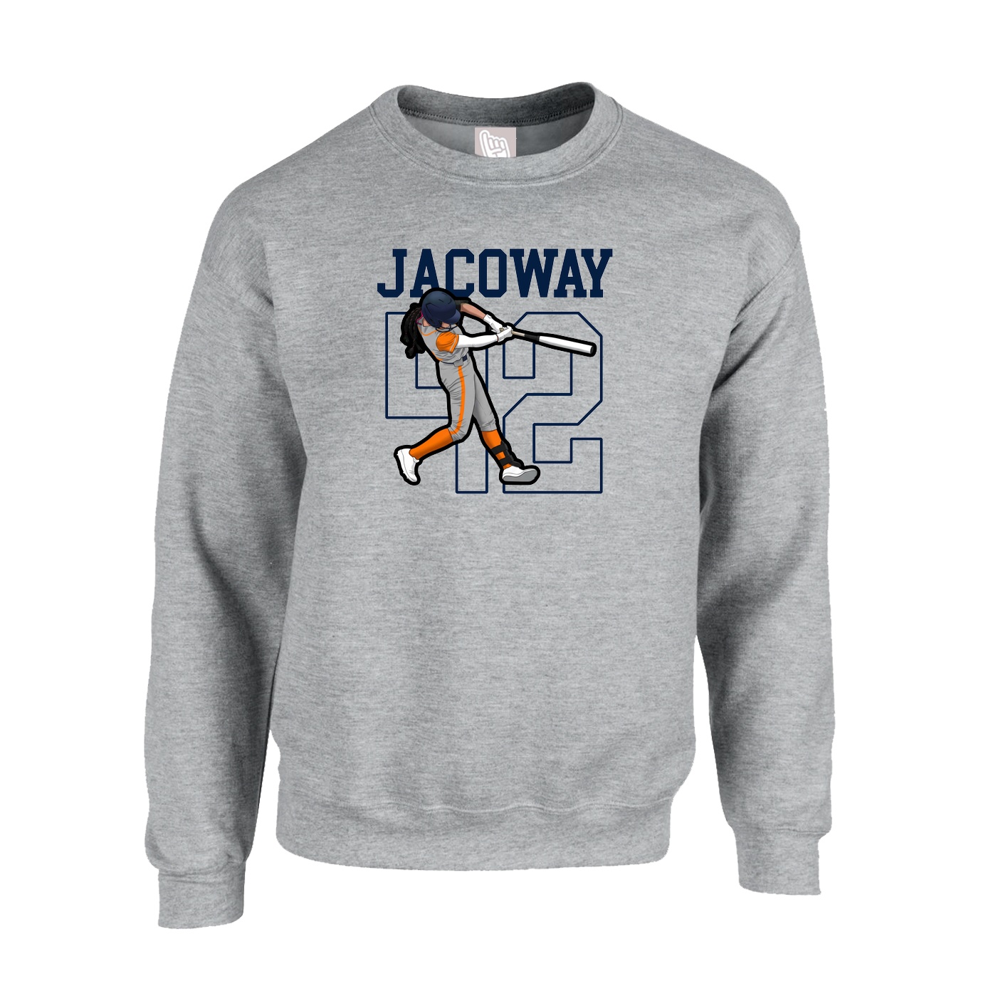 Fleece Crew — Shirsey in Grey