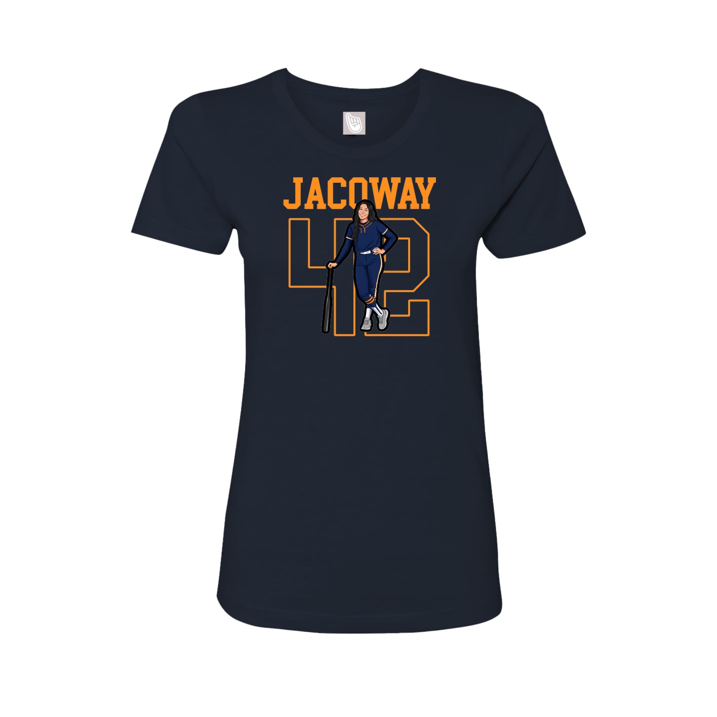 Fitted Women's Tee — Shirsey in Navy