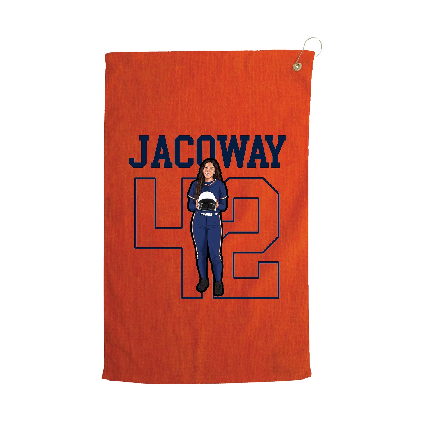 Golf Towel — Shirsey in Orange