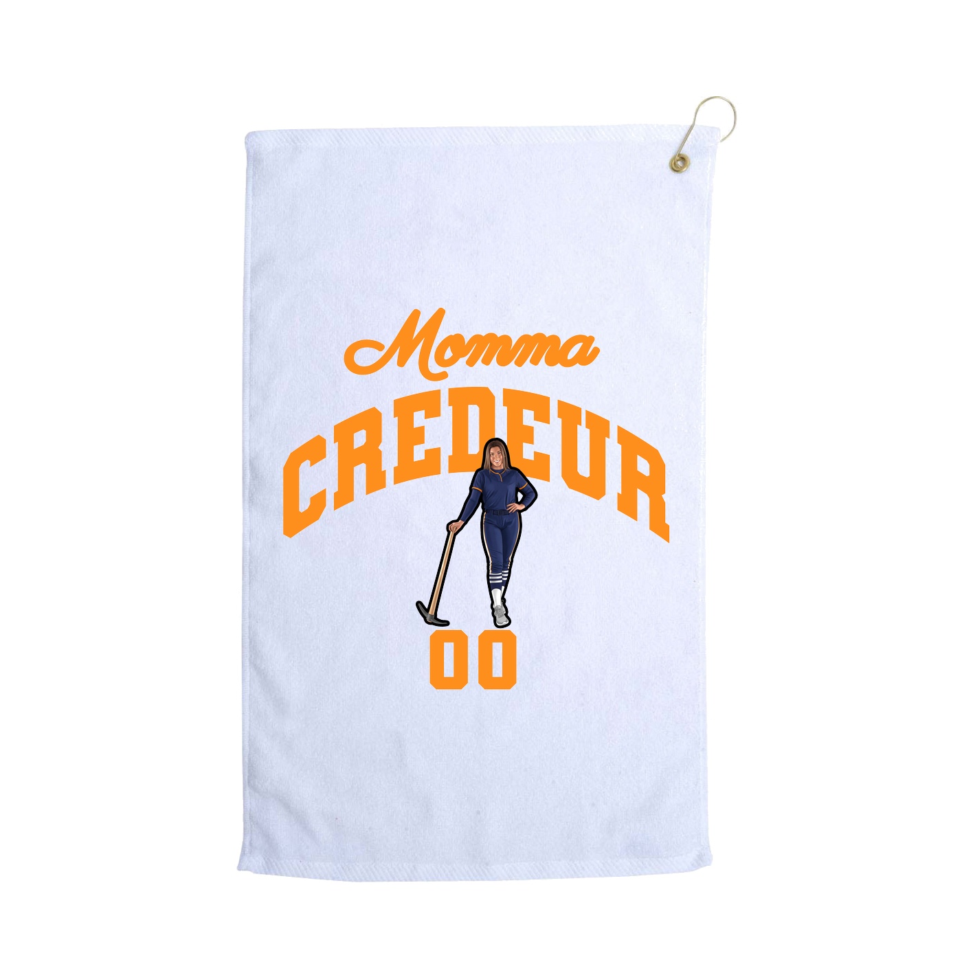Golf Towel — Mothers Day Arch in White