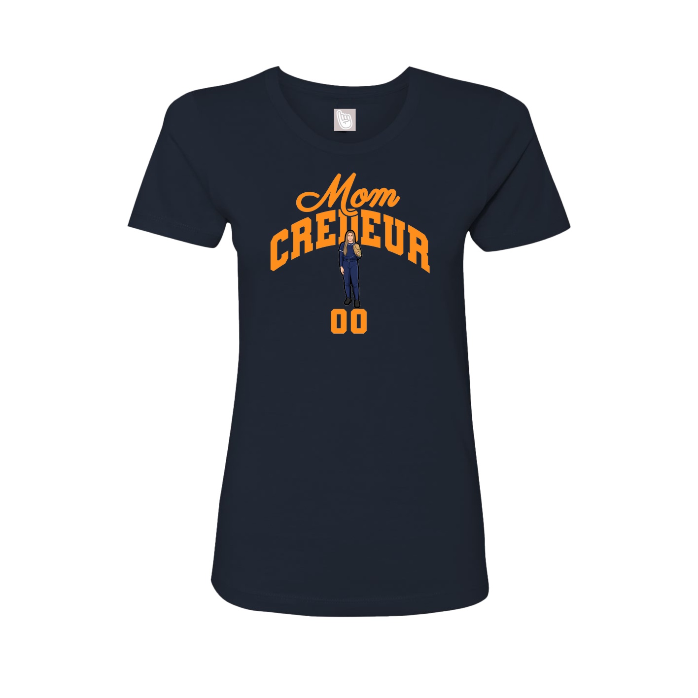 Womens Tee — Mothers Day Arch in Navy
