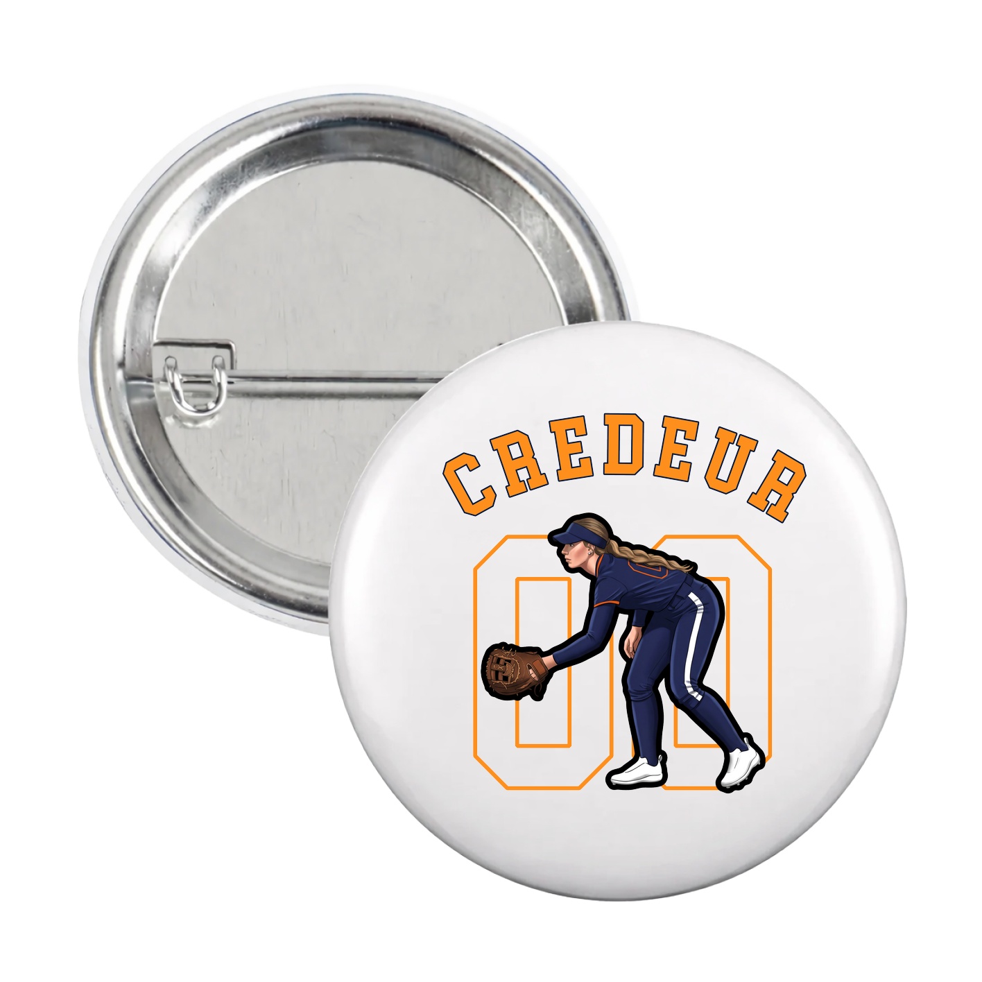 Game Day Button — Shirsey Arch in White