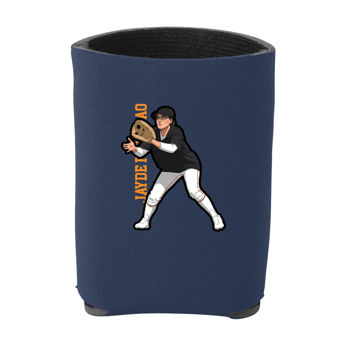 Can Holder — Name Vertical in Navy
