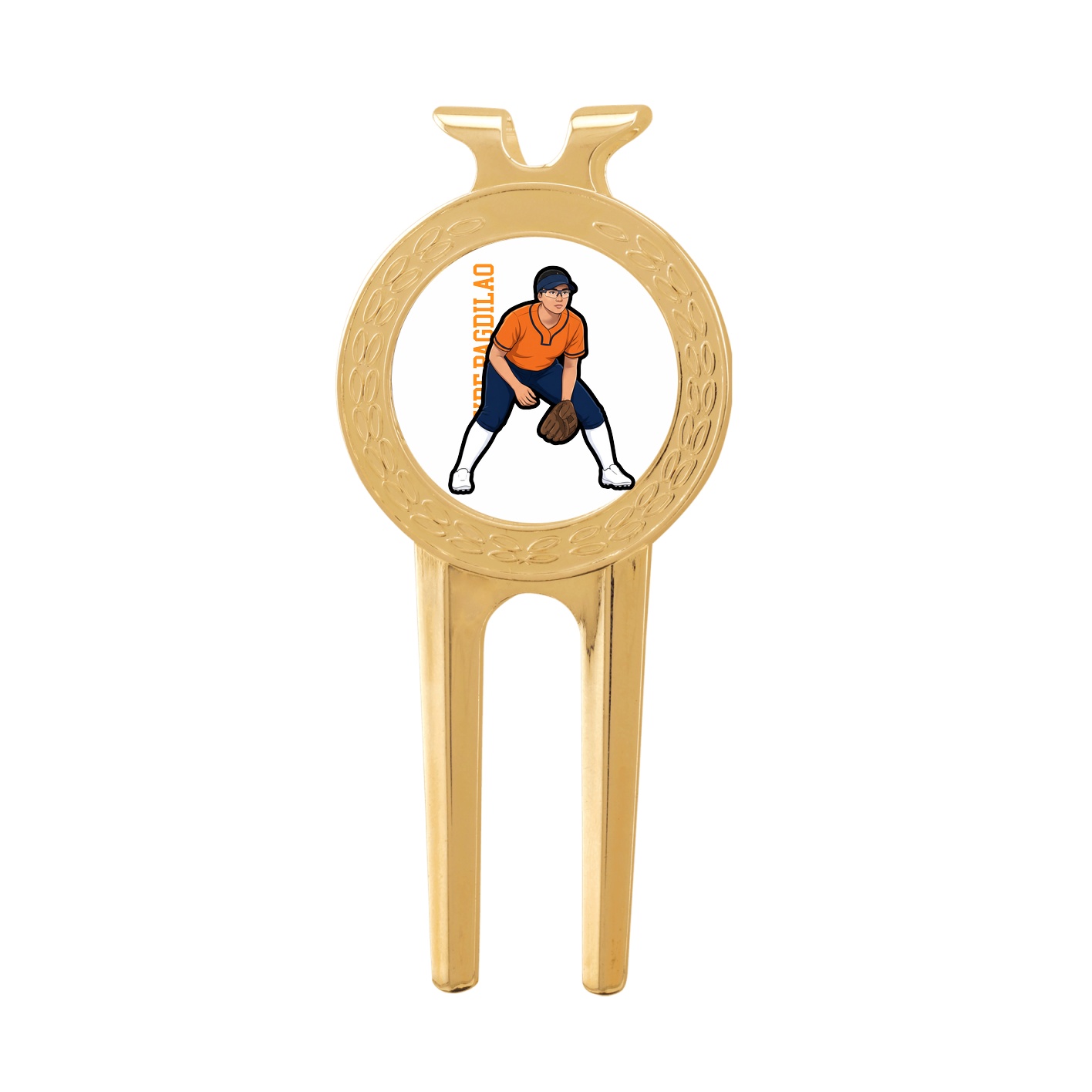 Divot Tool with Ball Marker — Name Vertical in Classic