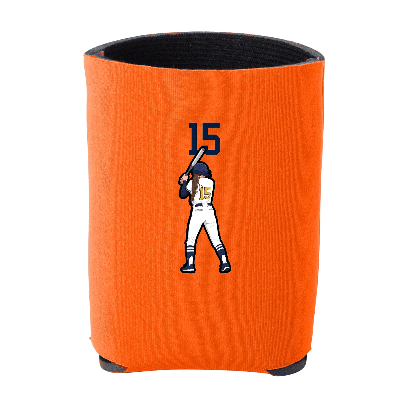 Can Holder — Number Top in Orange