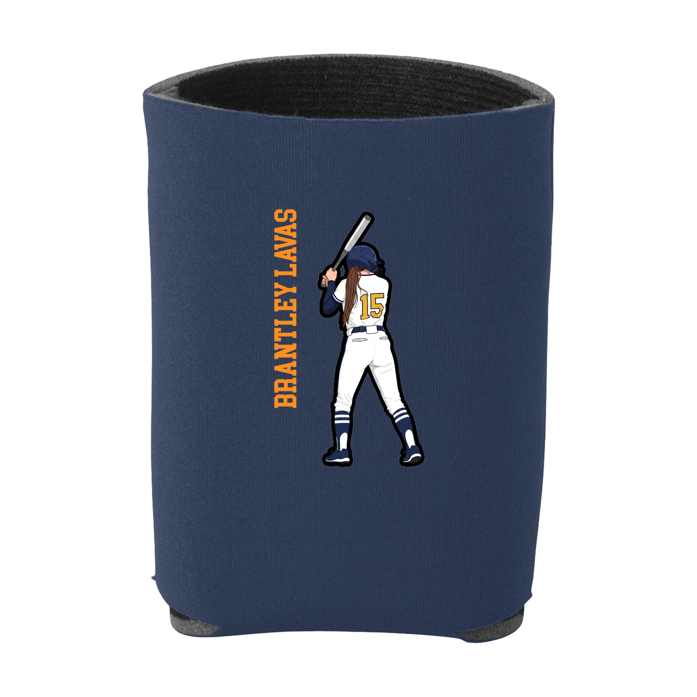 Can Holder — Name Vertical in Navy