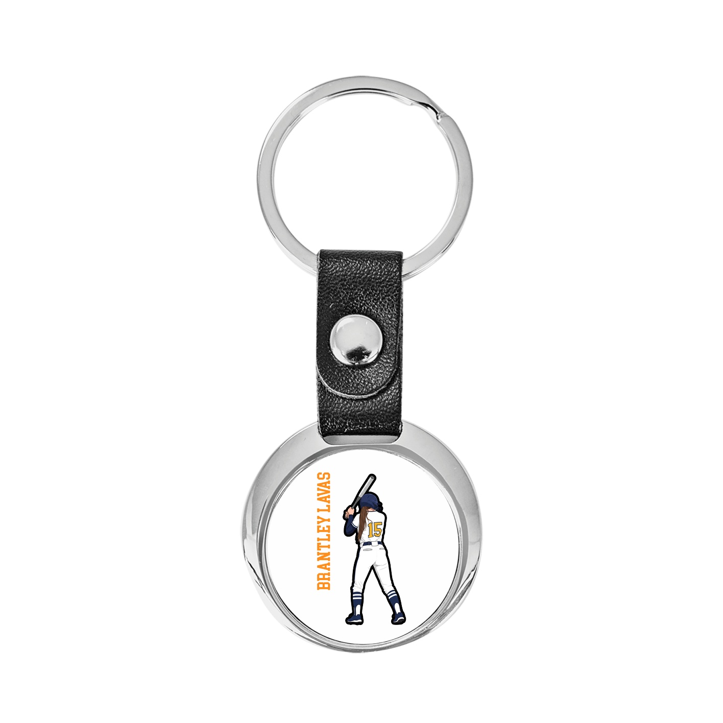 Key Chain — Name Vertical in Classic