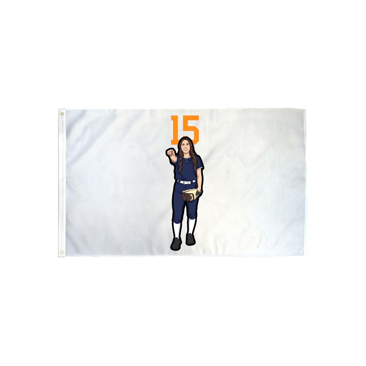 3x5 Flag — Number Top in Classic