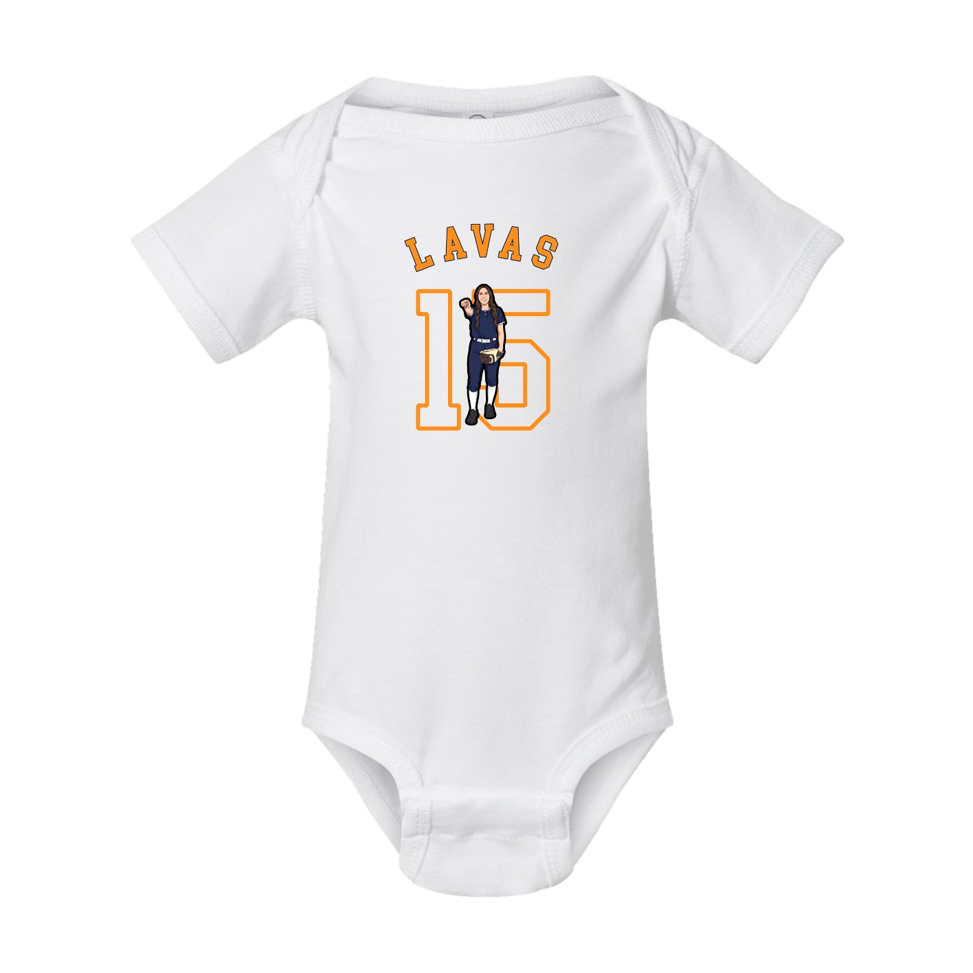 Baby Onesie — Shirsey Arch in White
