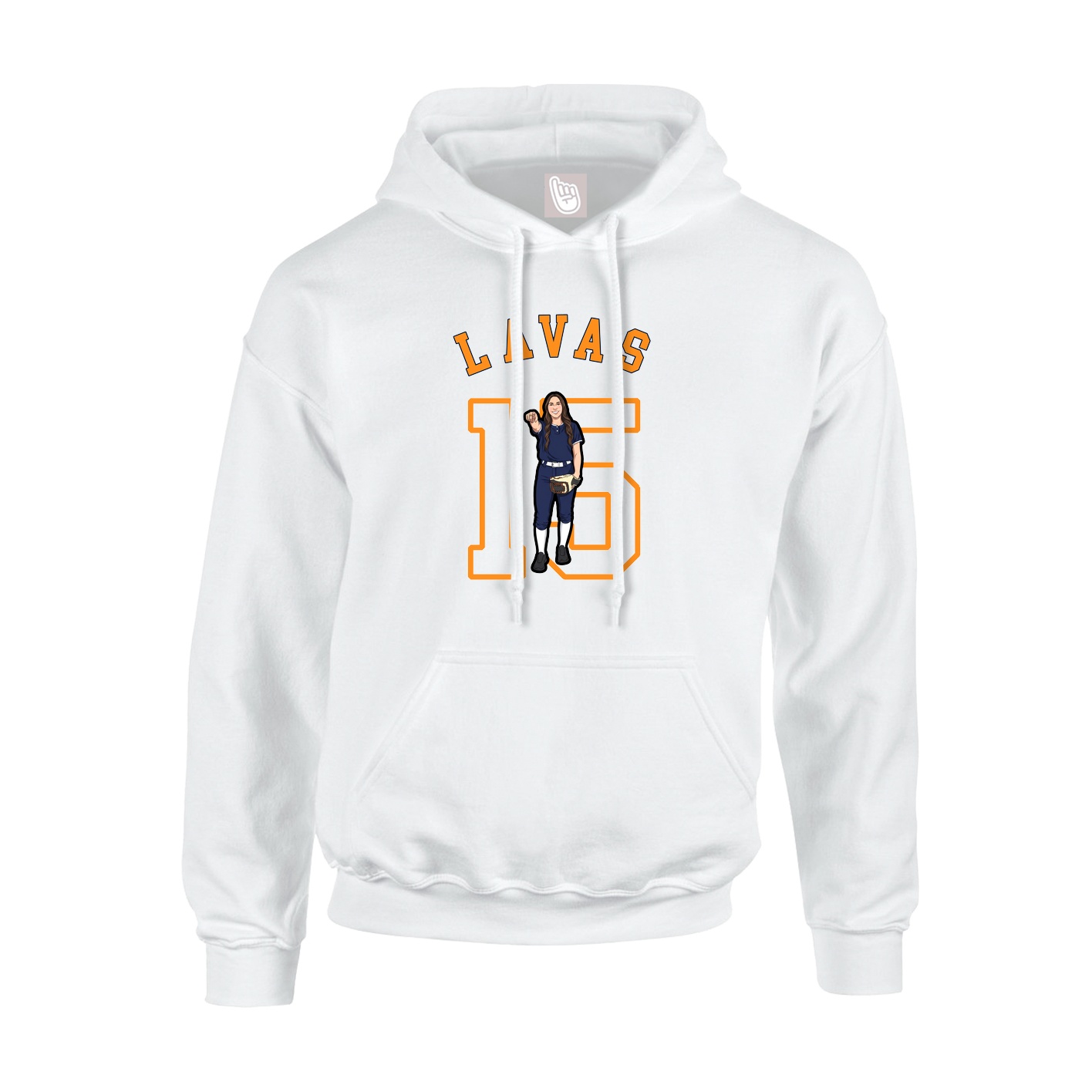 Hoodie — Shirsey Arch in White