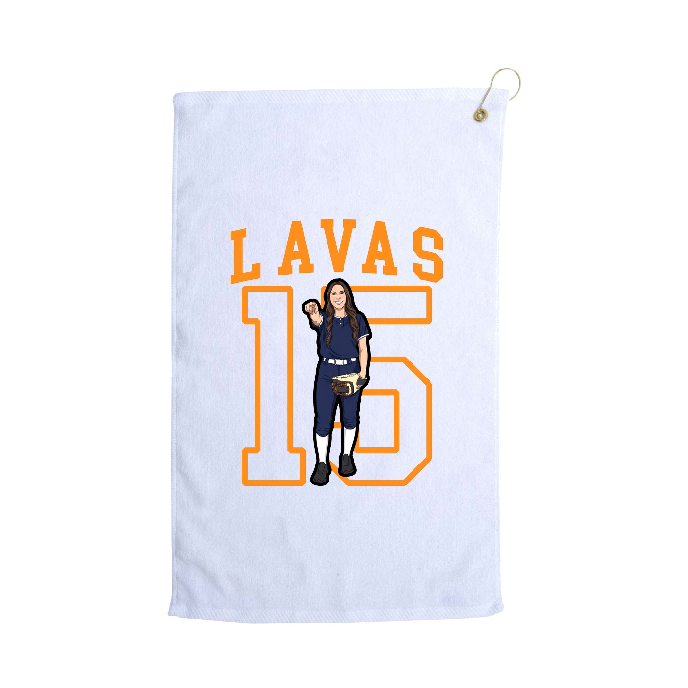 Golf Towel — Shirsey in White