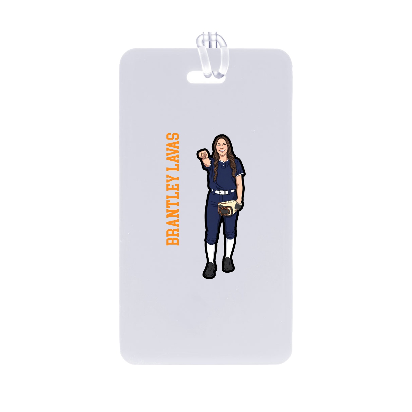 Bag Tag — Name Vertical in Classic