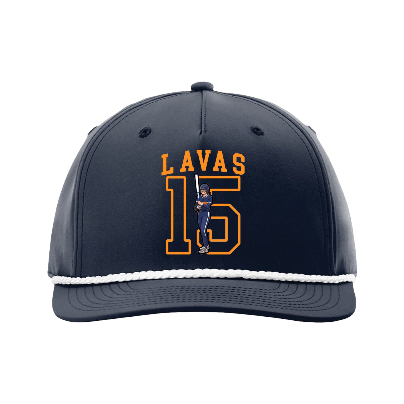 Five-Panel Classic Rope Cap — Shirsey in Navy