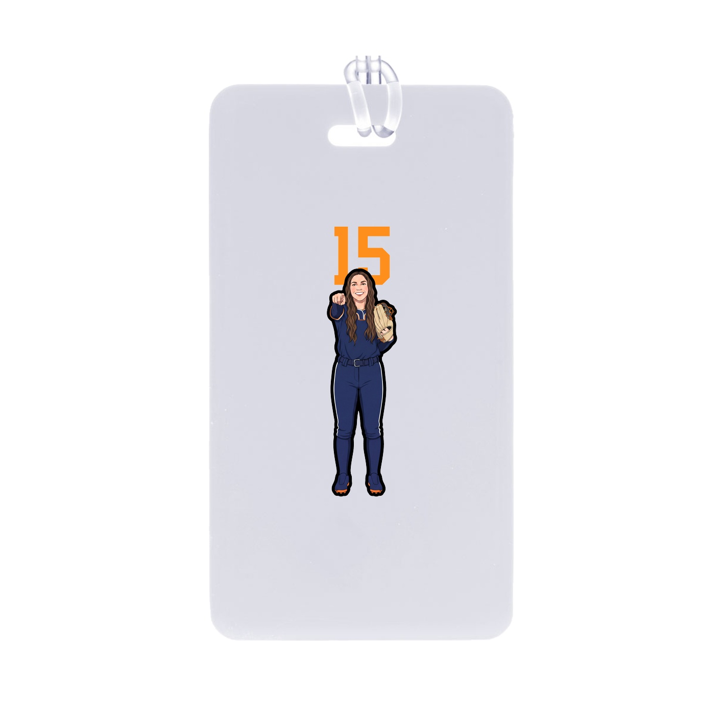 Bag Tag — Number Top in Classic