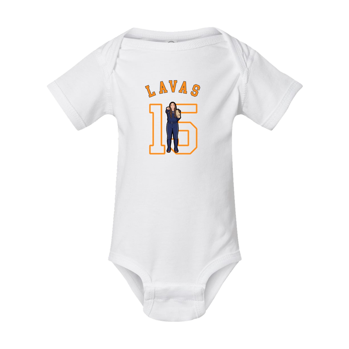 Baby Onesie — Shirsey Arch in White