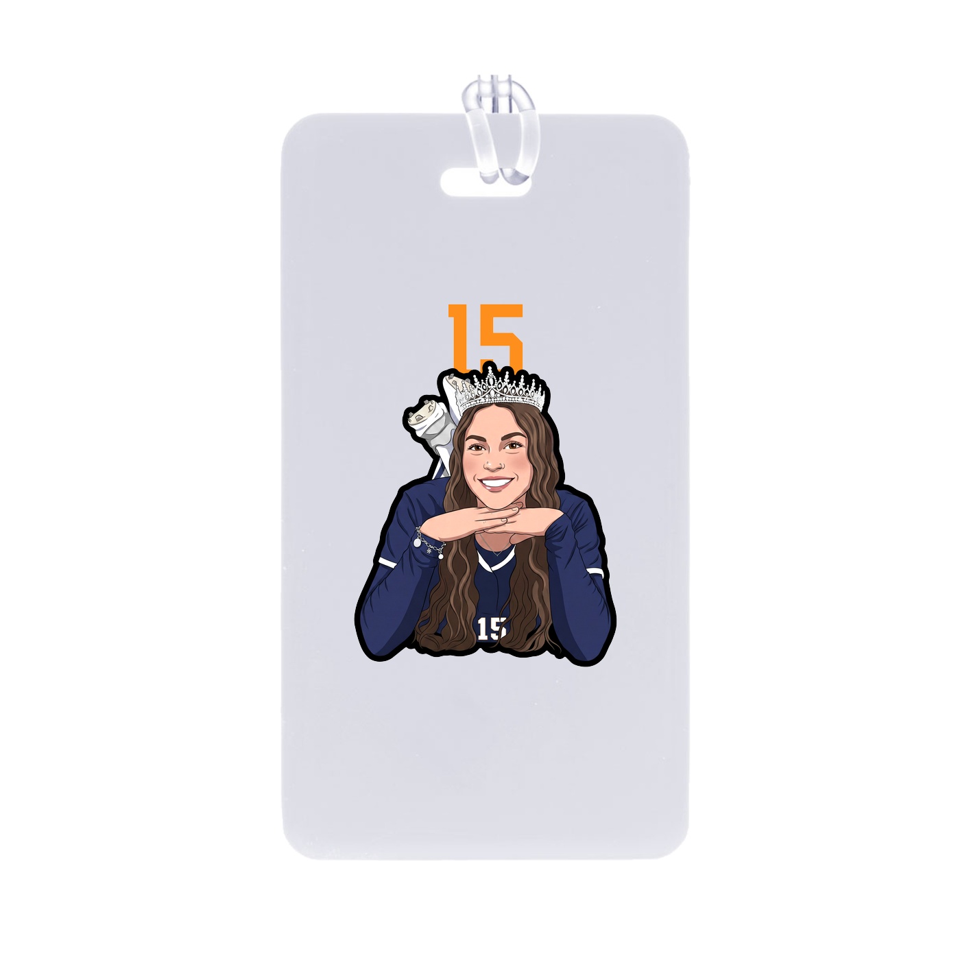Bag Tag — Number Top in Classic