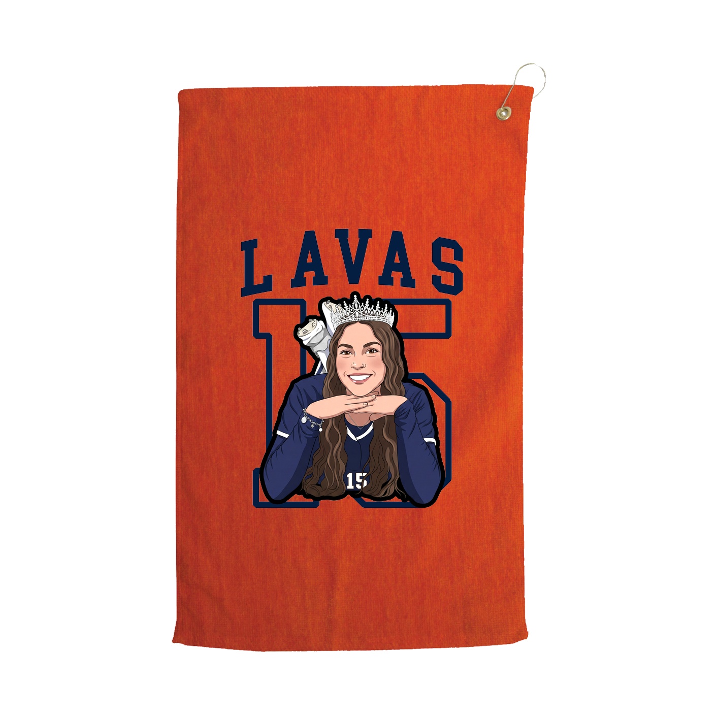 Golf Towel — Shirsey in Orange