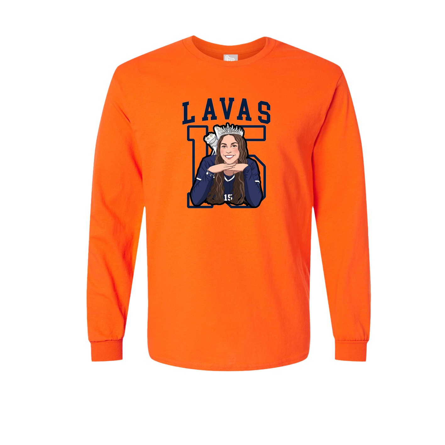 Long Sleeve Tee — Shirsey in Orange
