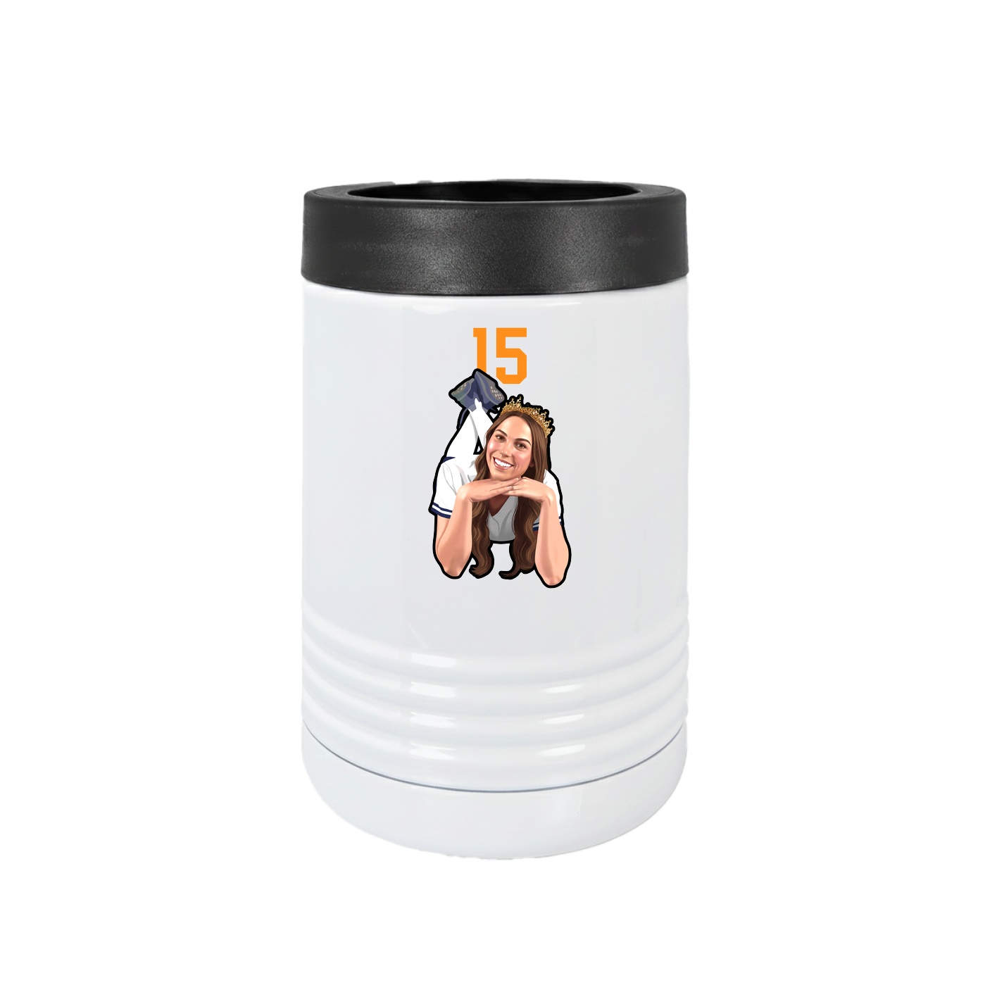 Beverage Holder — Number Top in White