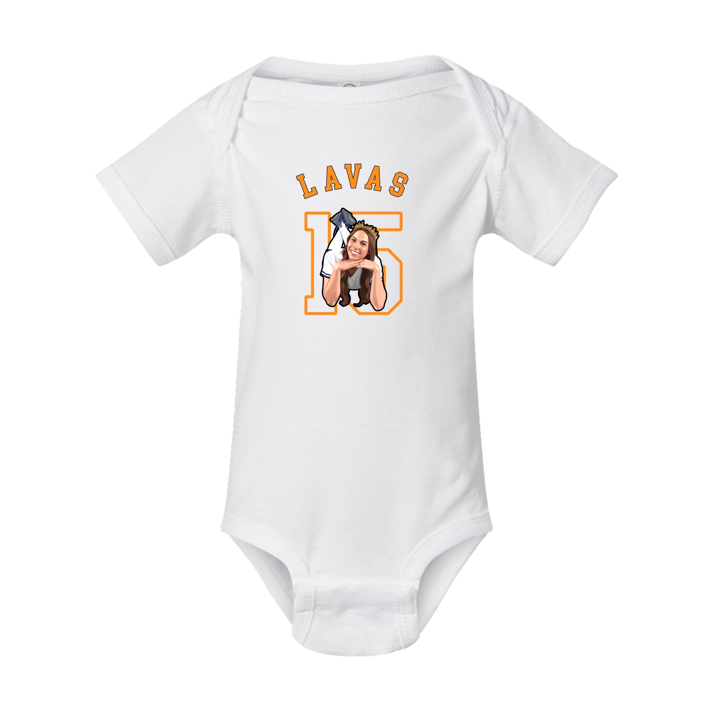 Baby Onesie — Shirsey Arch in White