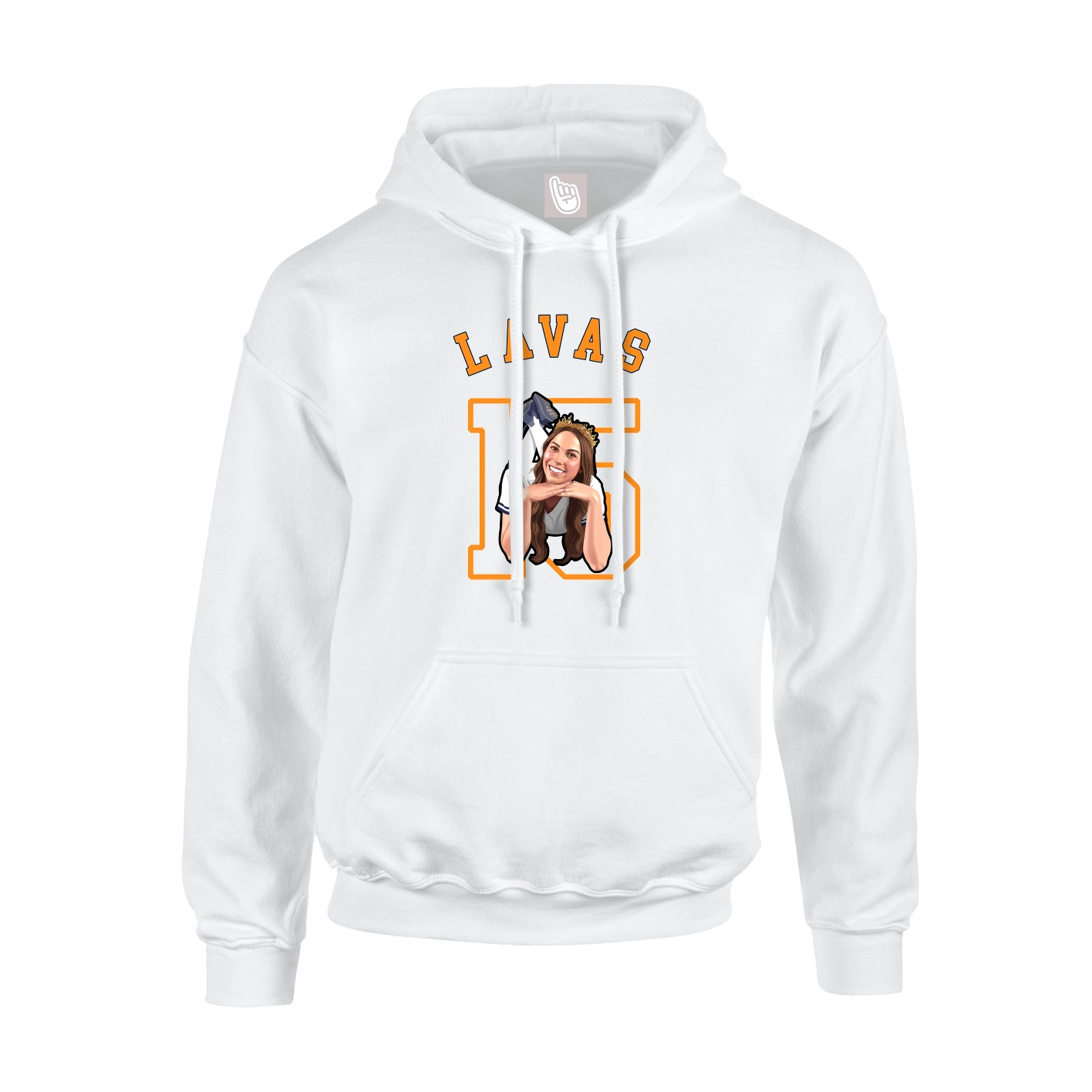 Hoodie — Shirsey Arch in White