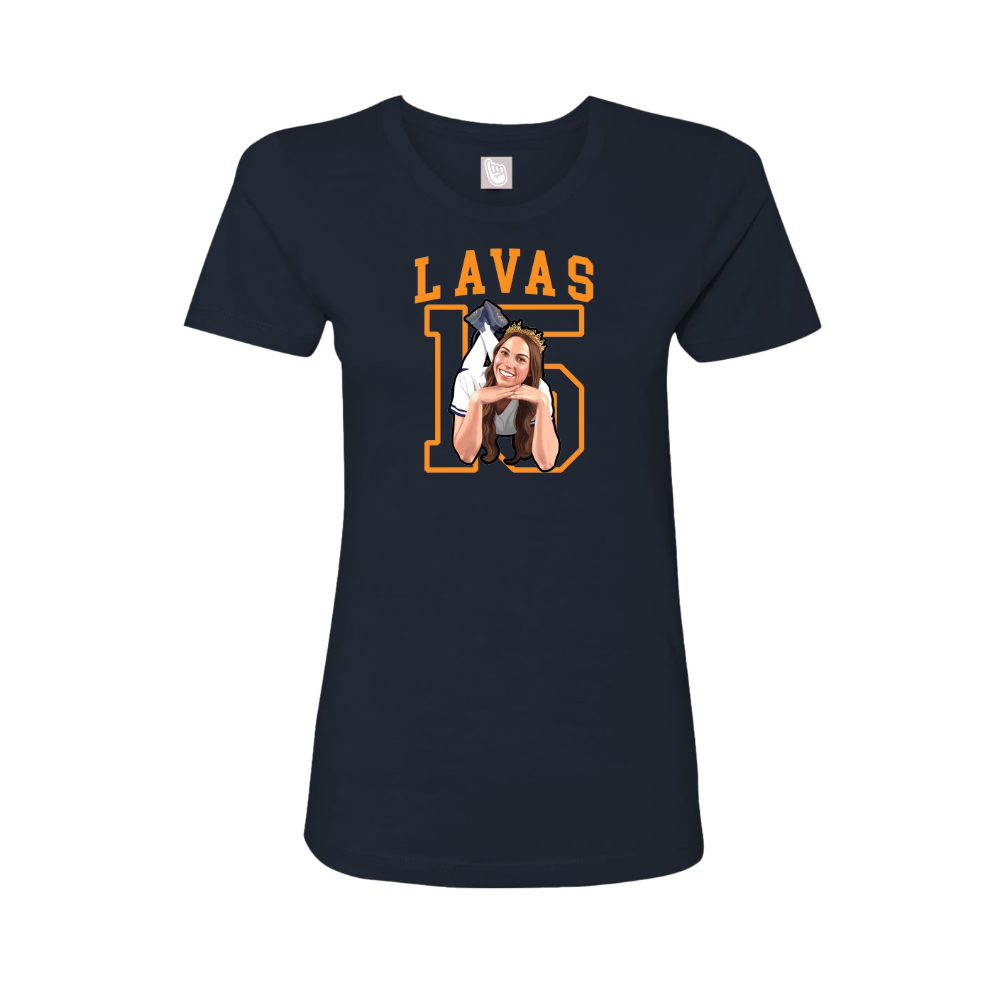 Fitted Women's Tee — Shirsey in Navy
