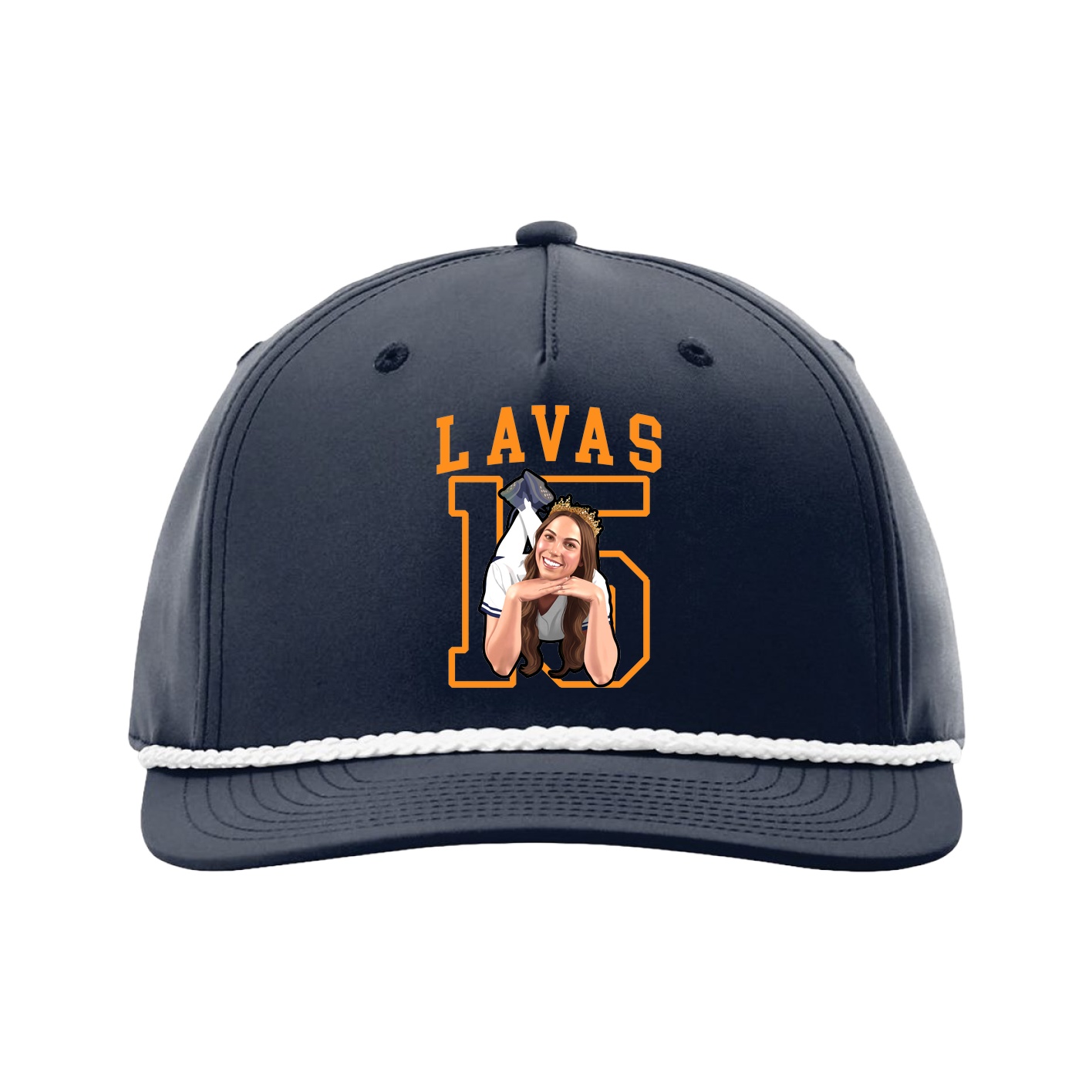 Five-Panel Classic Rope Cap — Shirsey in Navy