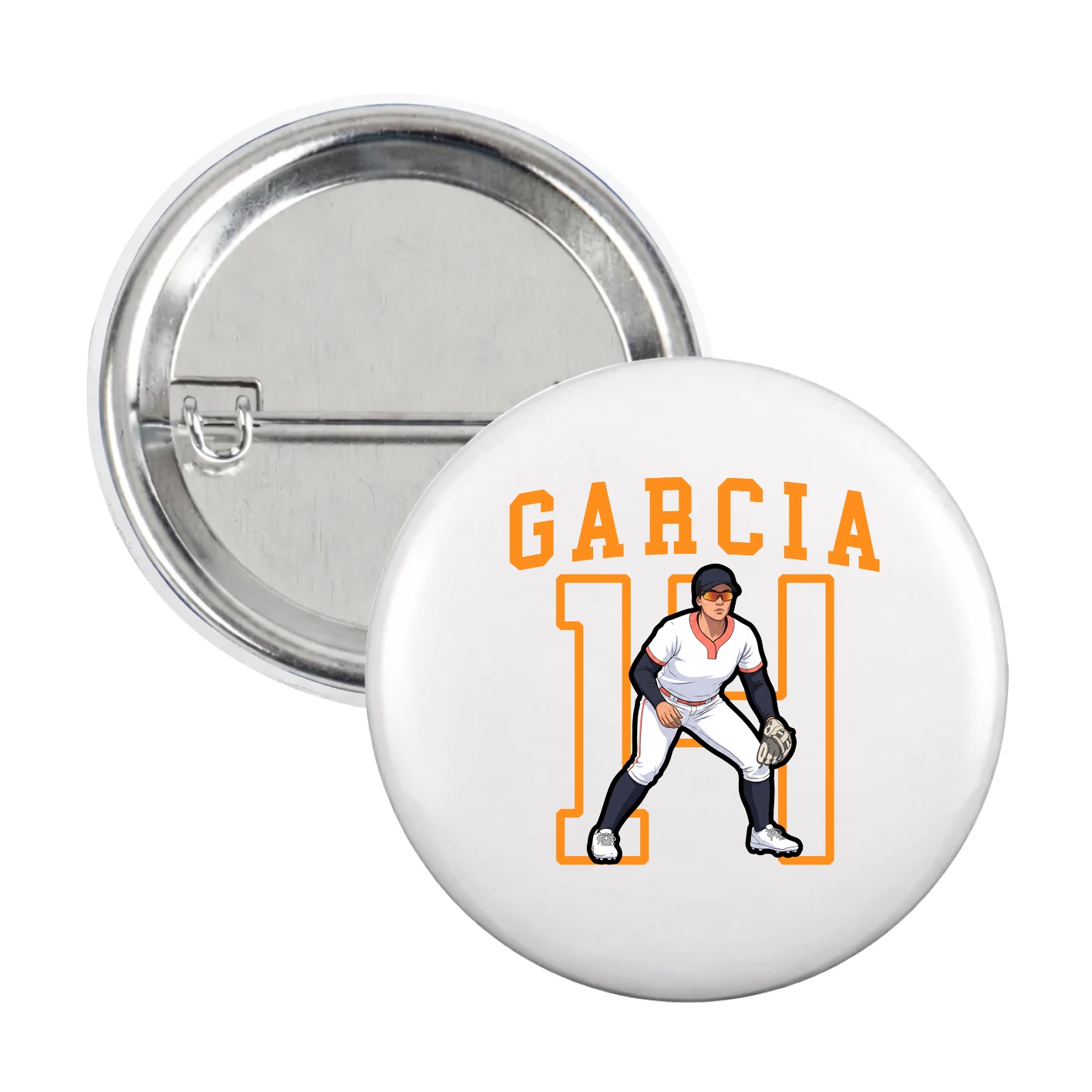 Game Day Button — Shirsey in White