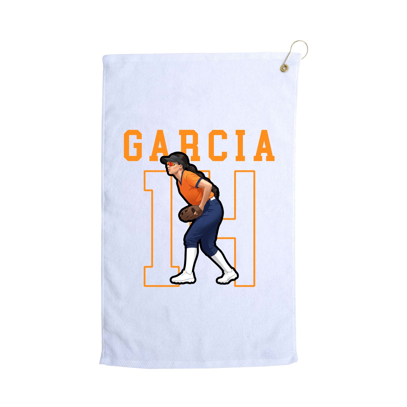 Golf Towel — Shirsey in White