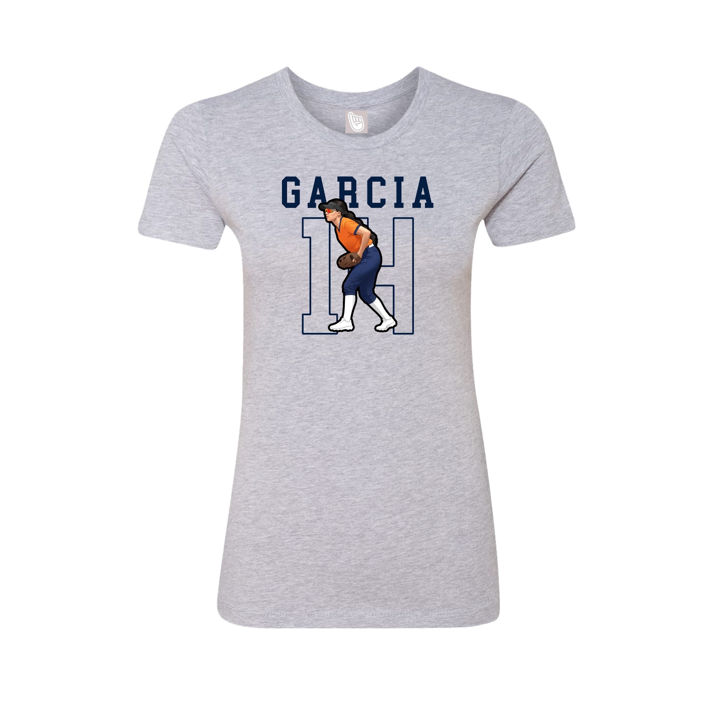 Fitted Women's Tee — Shirsey in Grey