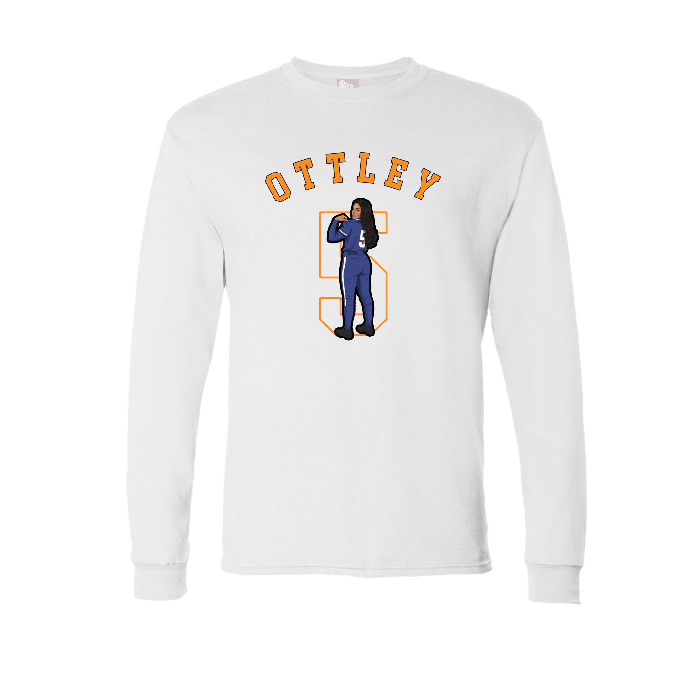 Long Sleeve Tee — Shirsey Arch in White