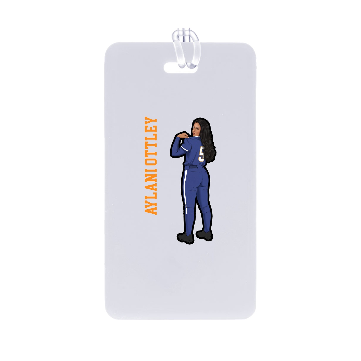 Bag Tag — Name Vertical in Classic