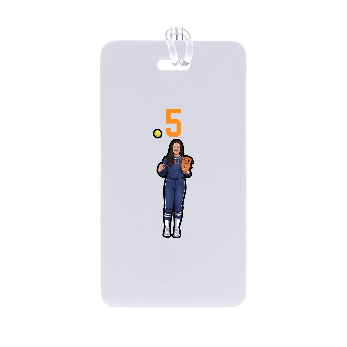 Bag Tag — Number Top in Classic
