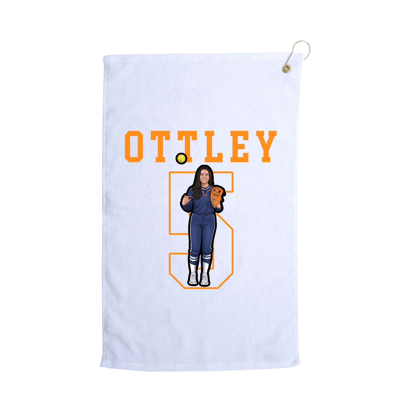Golf Towel — Shirsey in White