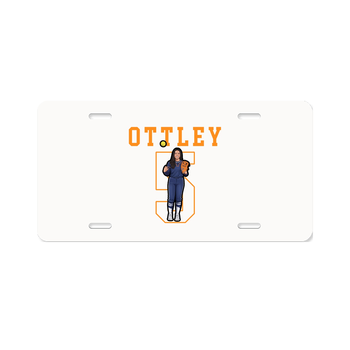 License Plate — Shirsey in Classic