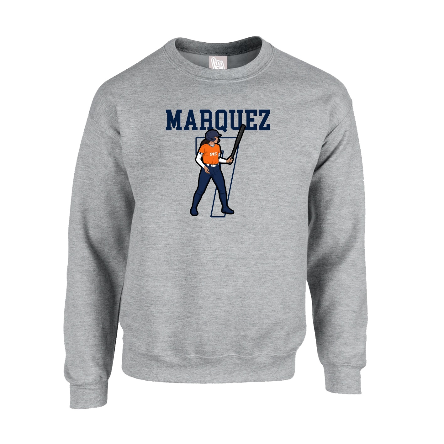 Fleece Crew — Shirsey in Grey