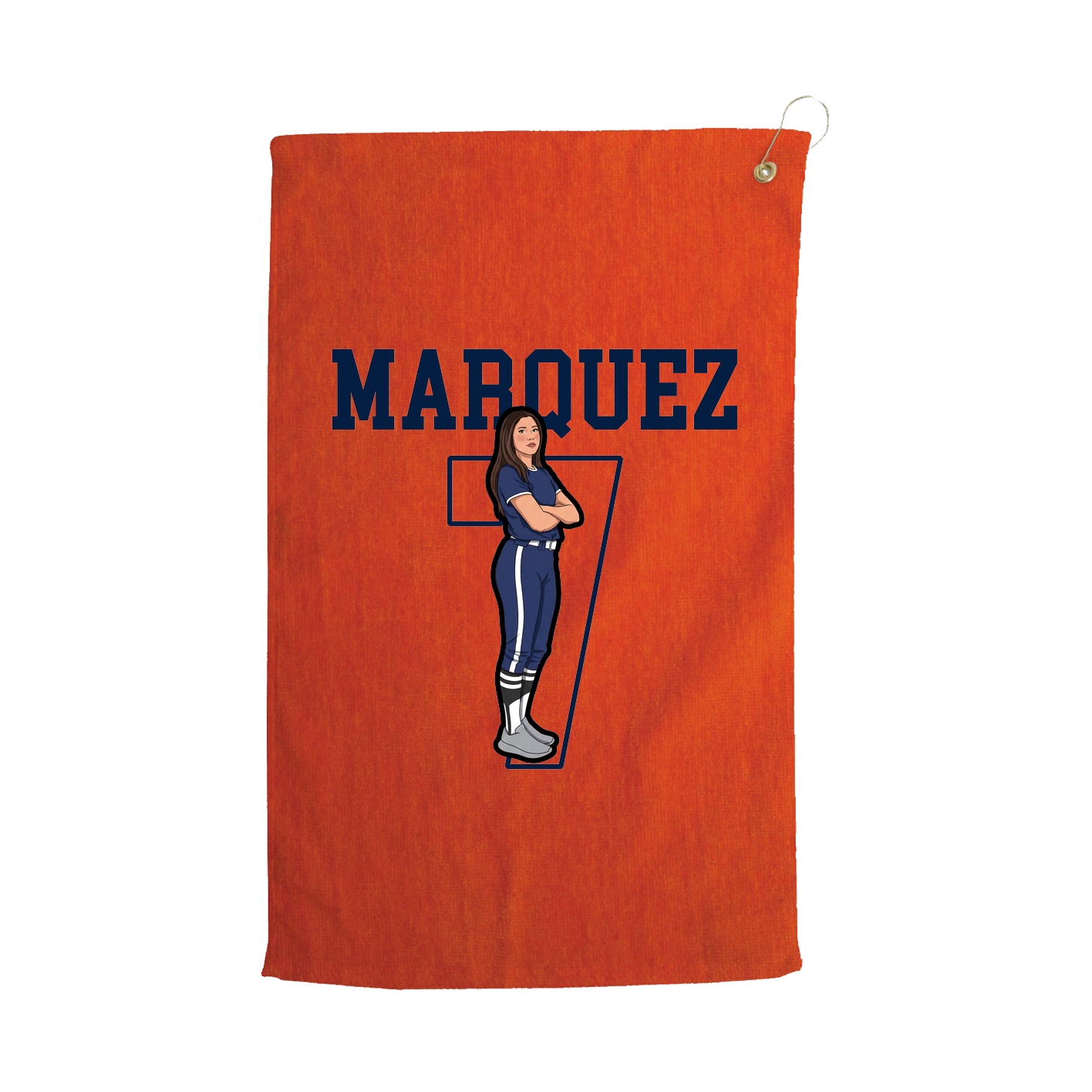 Golf Towel — Shirsey in Orange