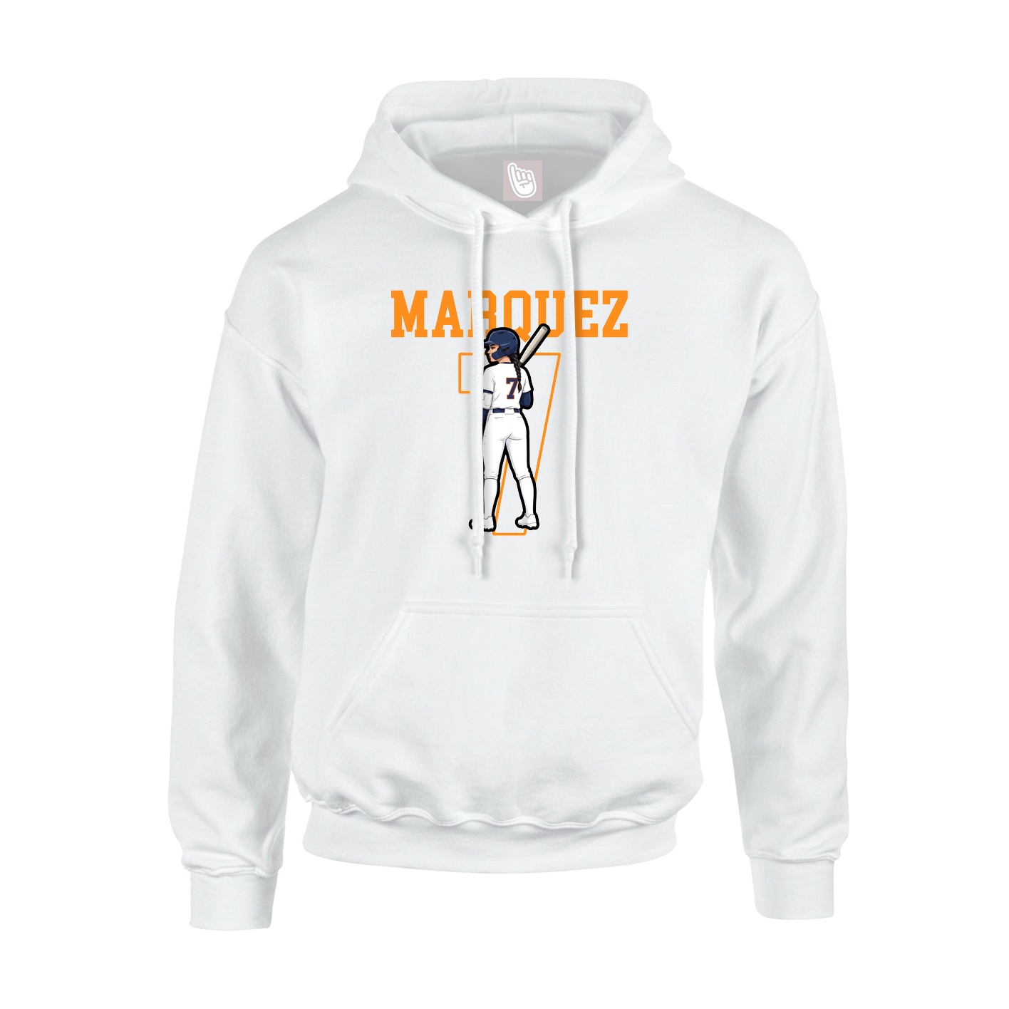 Hoodie — Shirsey in White